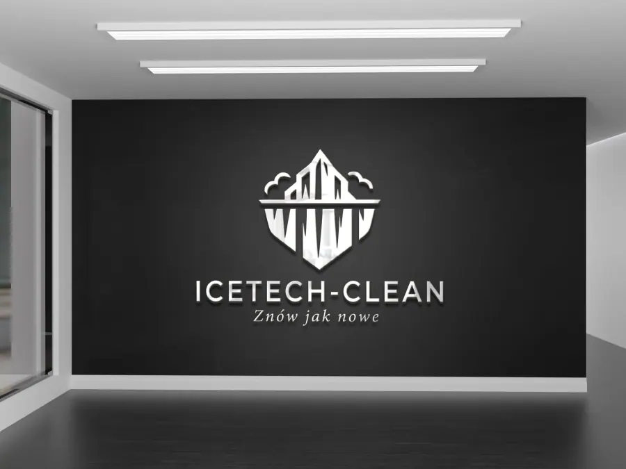 Projekt logo Kraków — IceTech Clean Usługi Czyszczenia | Geometry Graphics