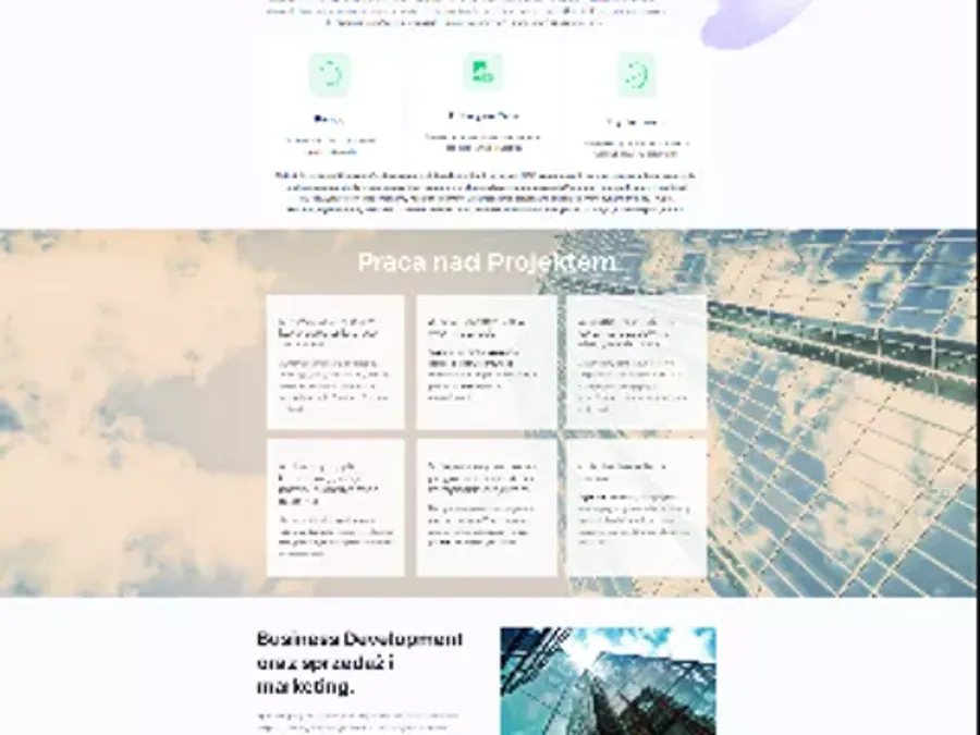 Projekt strony internetowej Kraków — QS Consulting | Geometry Graphics