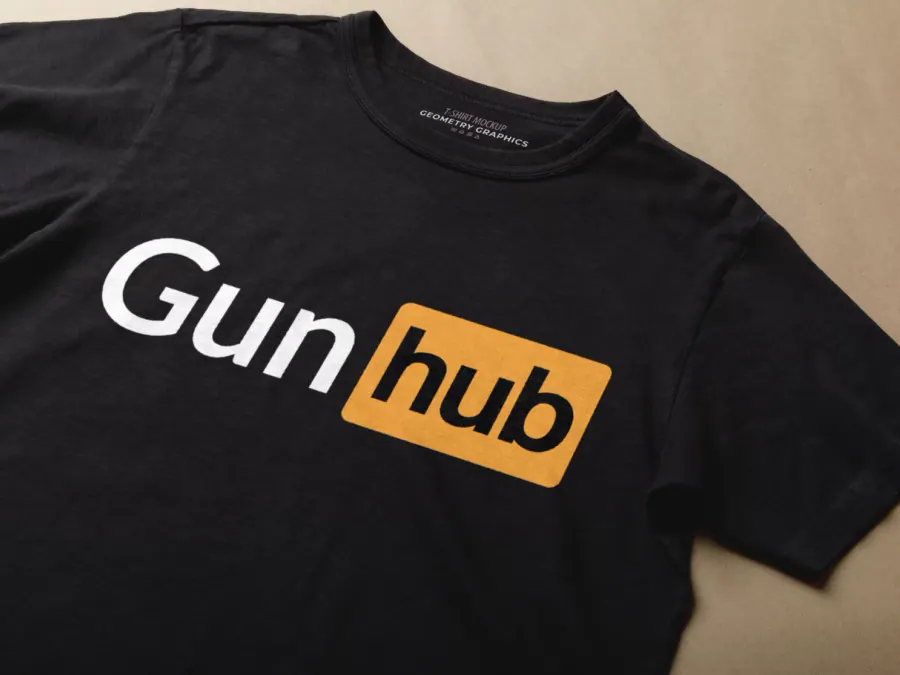 Wizualizacja produktu Kraków — Koszulka GunHub | Geometry Graphics