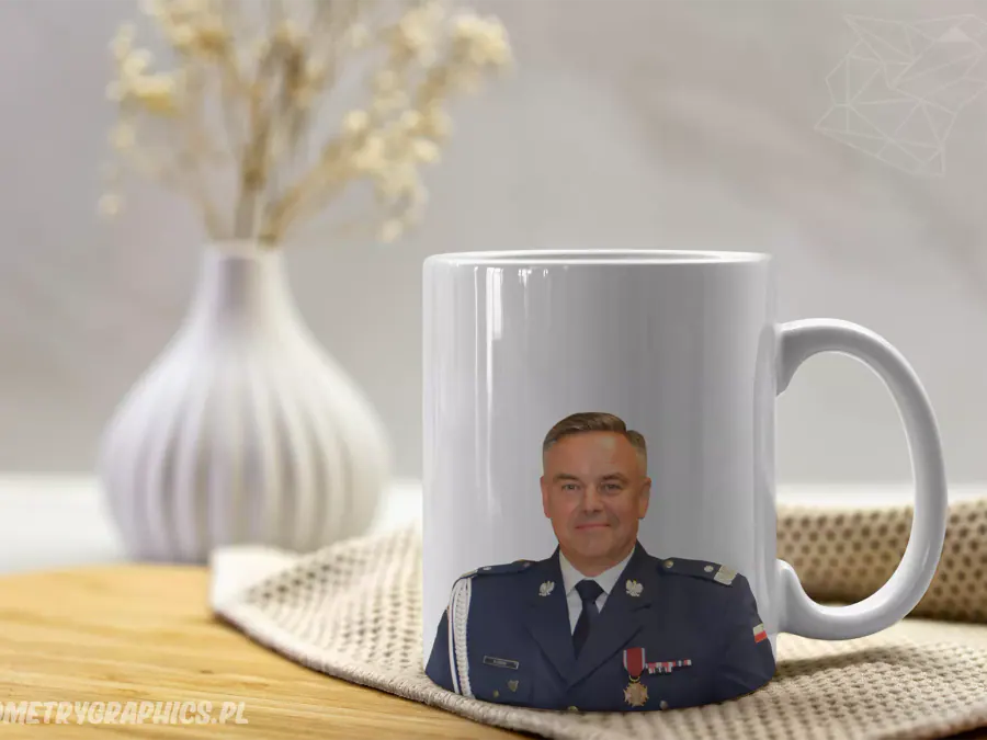 Wizualizacja produktu Kraków — Kubek Policja General Komenda | Geometry Graphics