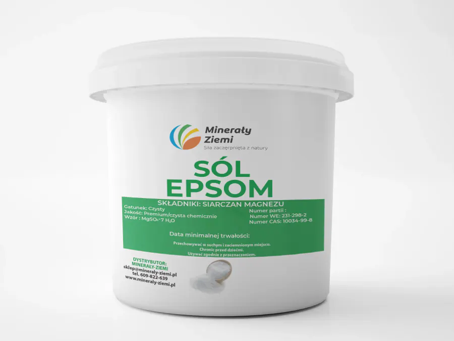 Wizualizacja produktu Kraków — Minerały Ziemi Sól Epsom | Geometry Graphics