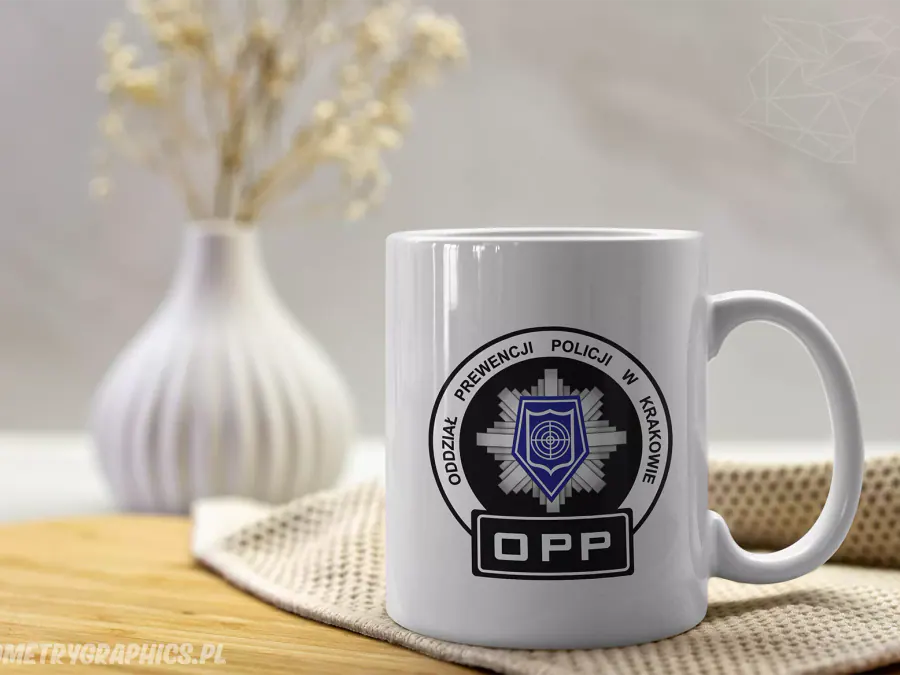 Wizualizacja produktu Kraków — OPP — projekt kubka | Geometry Graphics