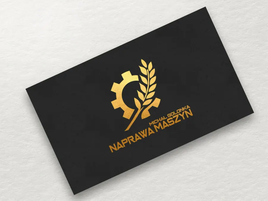 Projekt wizytówki Kraków — Naprawa Maszyn | Geometry Graphics