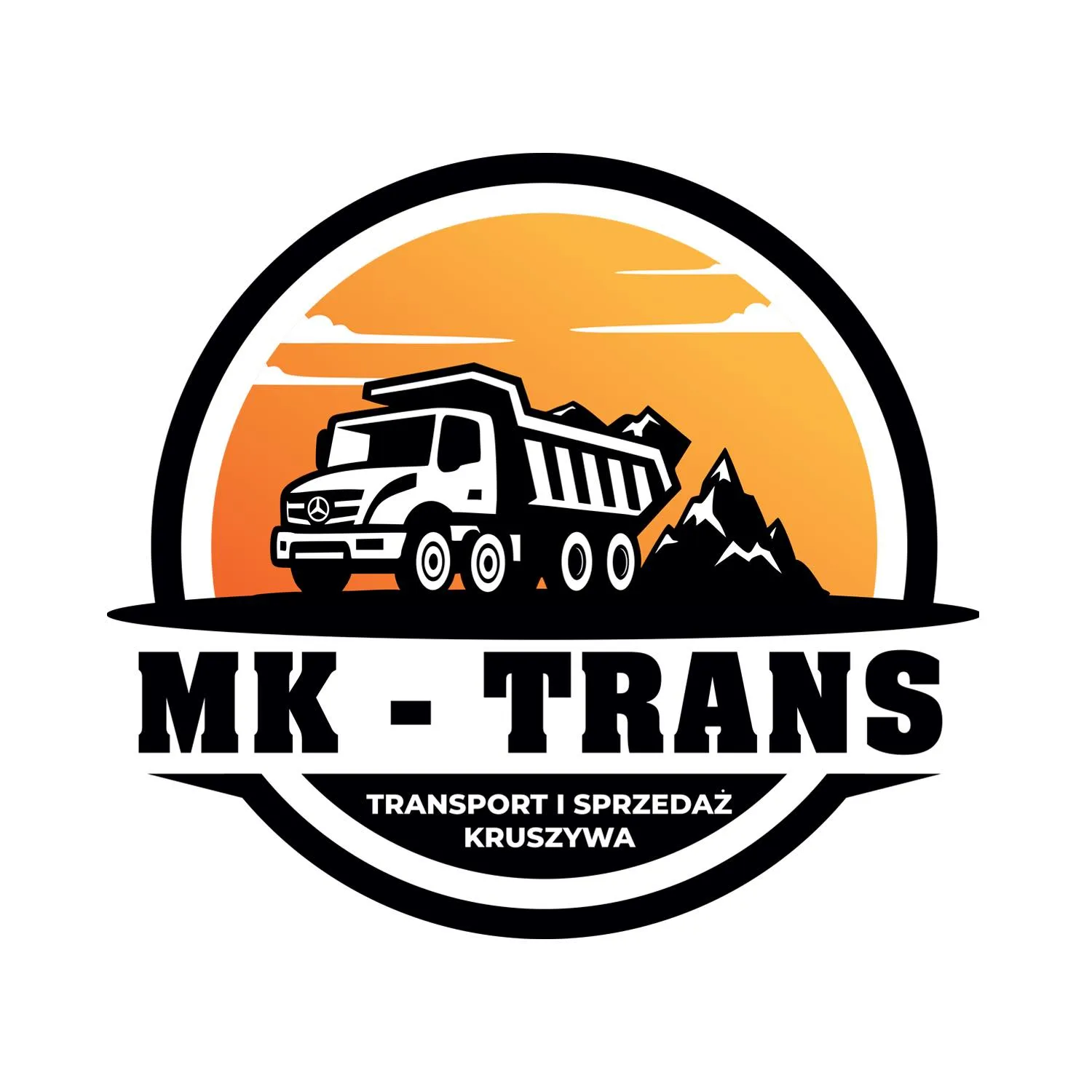 Projekt logo Kraków — MK Trans Transport Spedycja | Geometry Graphics
