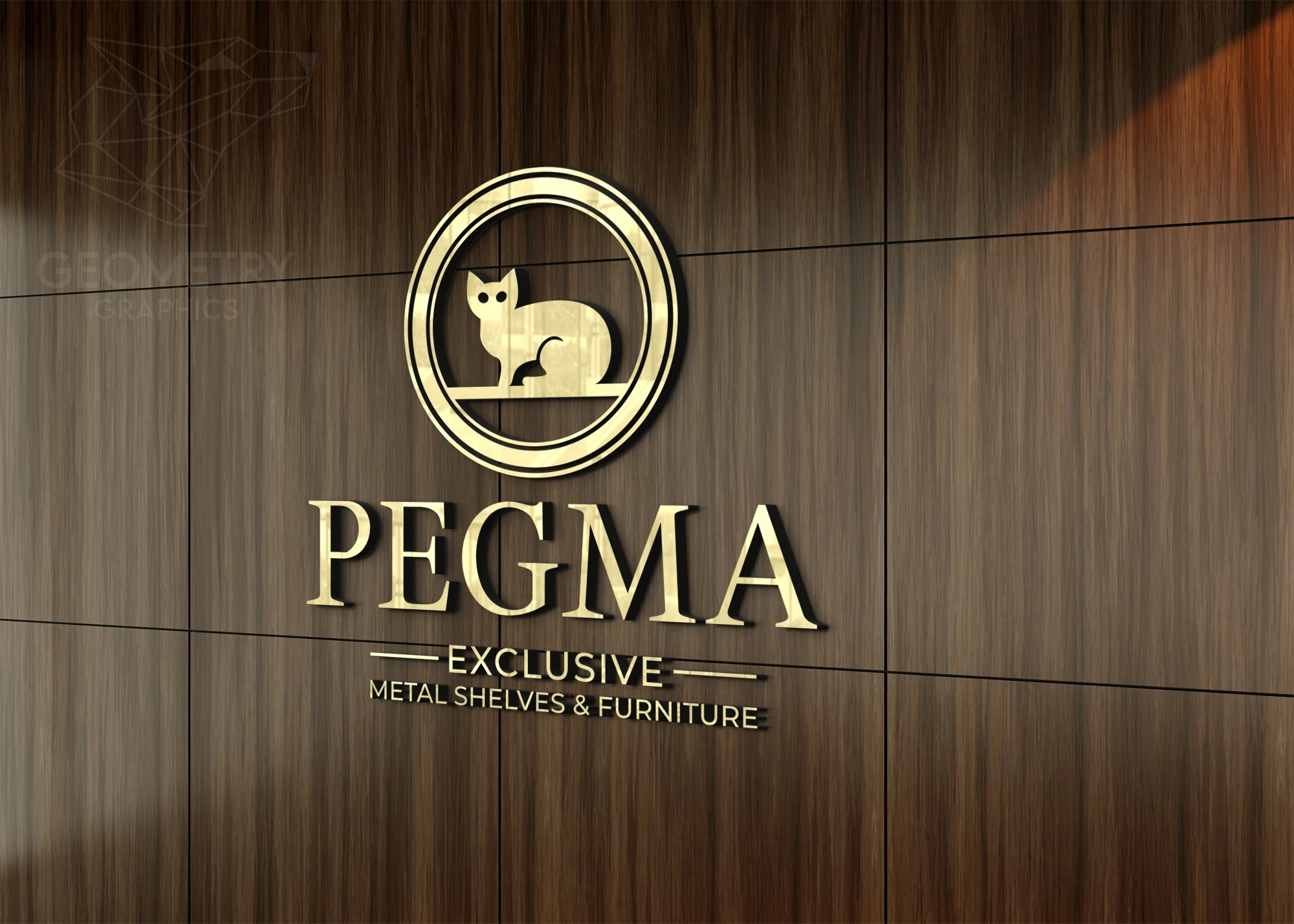 Projekt logo Kraków — Pegma Exclusive Nieruchomości | Geometry Graphics