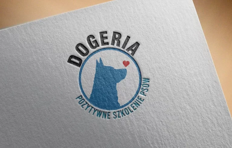 Projekt logo Kraków — Pies Dogeria | Geometry Graphics