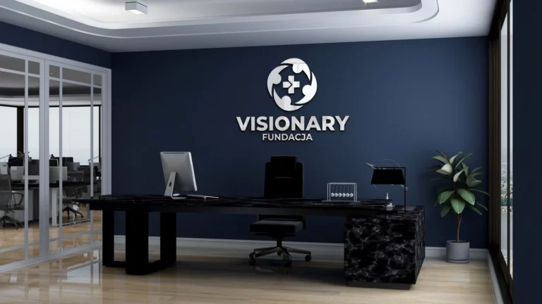 Projekt logo Kraków — Visionary Fundacja | Geometry Graphics