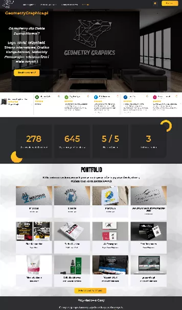Projekt strony internetowej Kraków - GeometryGraphics.pl 