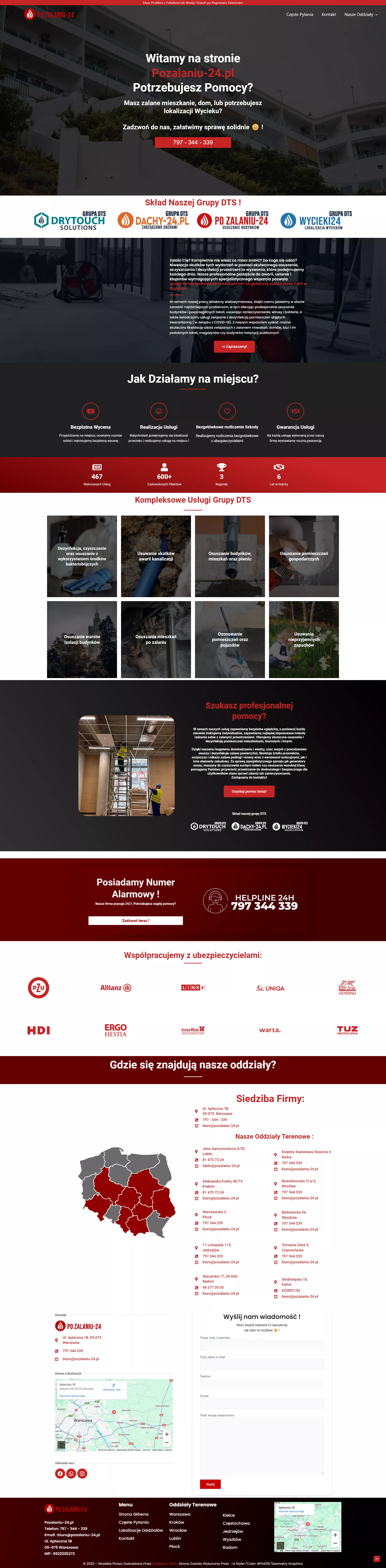 Projekt strony internetowej Kraków - Po Zalaniu 