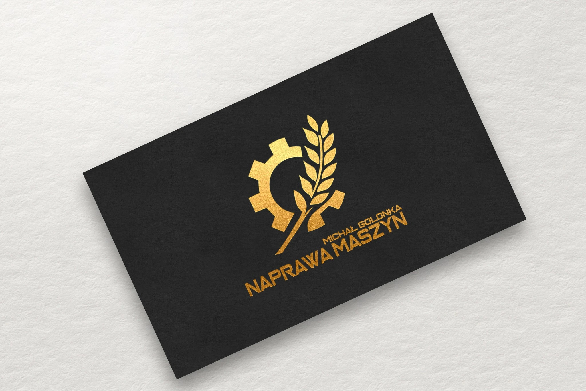 Projekt wizytówki Kraków - Kraków Naprawa Maszyn - Geometry Graphics